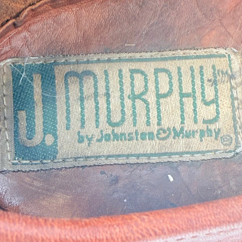 J. Murphy by Johnston & Murphy Mens 12 M Brown Leather Kiltie Tassel Loafer 1800
